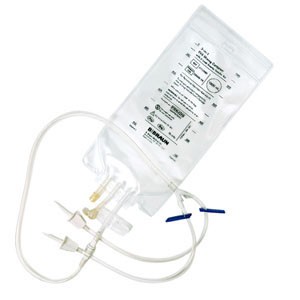 EVA Gravity Mixing Container with 2-Lead Vented Transfer Set, 500 mL