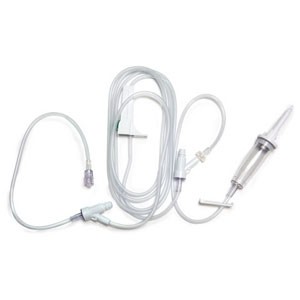 Basic Vista Pump Set with Ultrasite Needle-Free Injection Site