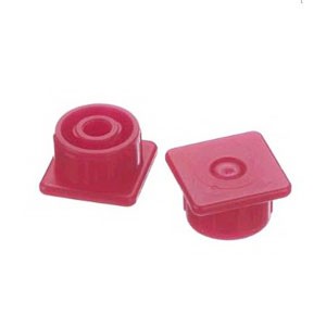 Multi-Ad Luer Lock Syringe Cap, Red
