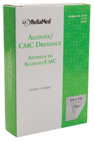 "ReliaMed Alginate/CMC Dressing 2"" x 2"" Pad"