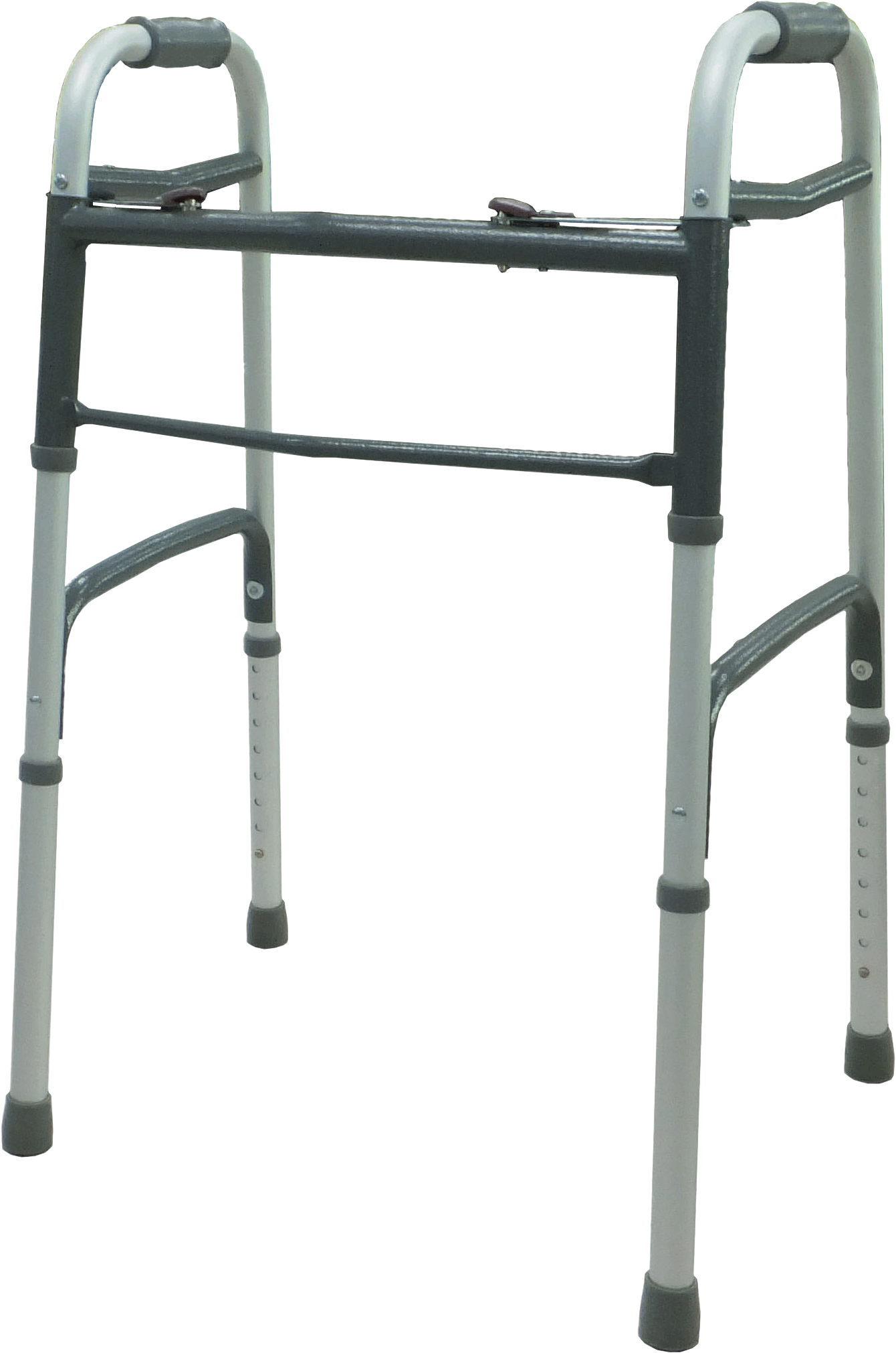 Dual Button Folding Walker