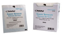 ReliaMed Sterile Gauze Sponge 3" x 3" (25-2's/Tray)