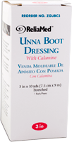"ReliaMed Latex-Free Unna Boot Dressing with Calamine 3"" x 10 yds."