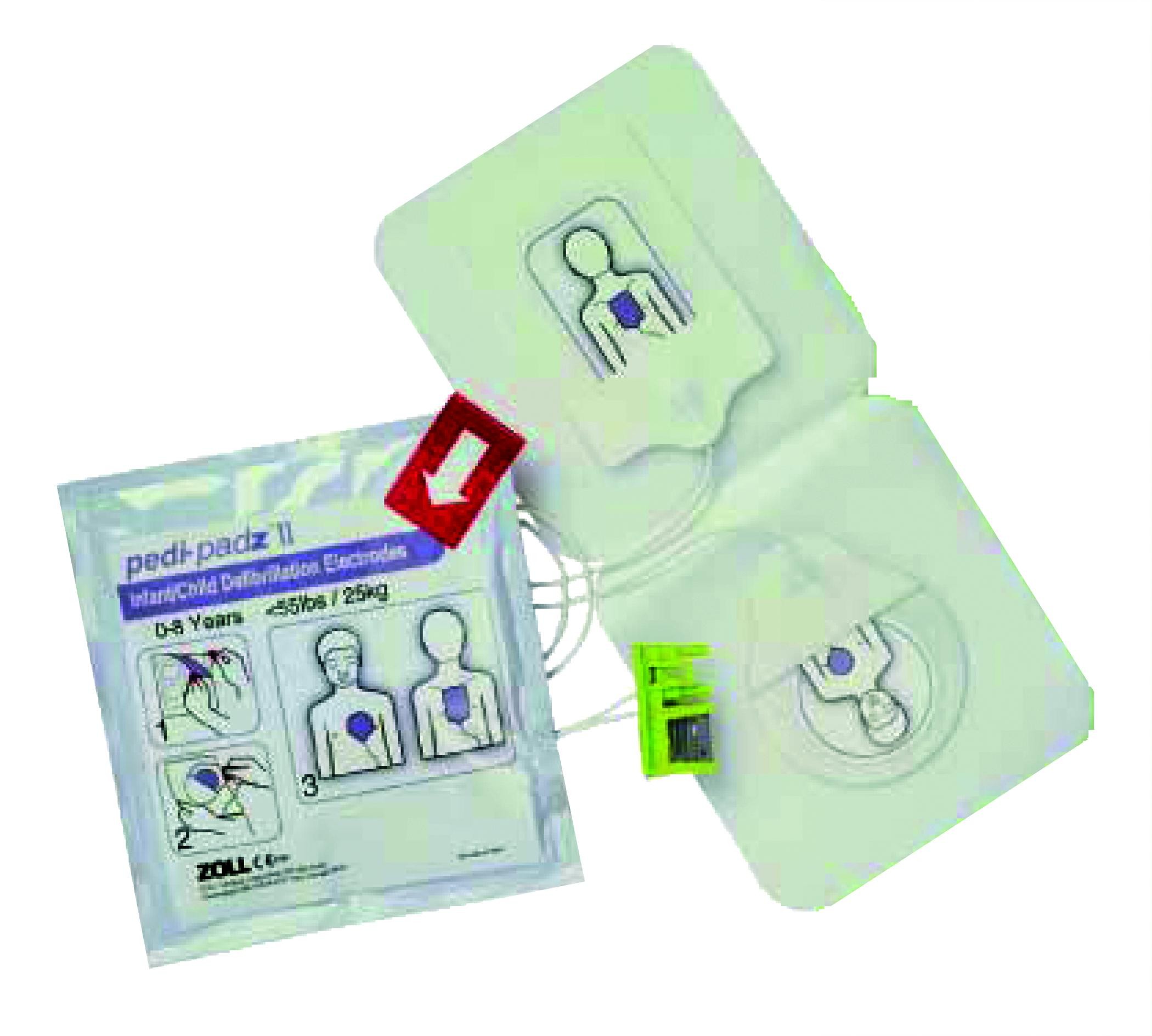 Pedi-Padz Liquid Gel Pediatric Electrode for AED Plus Defibrillator