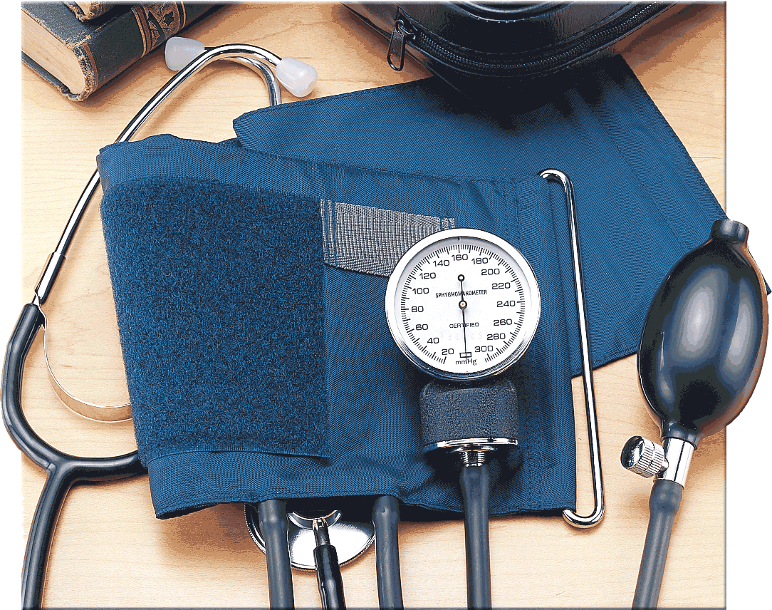 ReliaMed Self-Monitoring Home Blood Pressure Kit with Attached Stethoscope