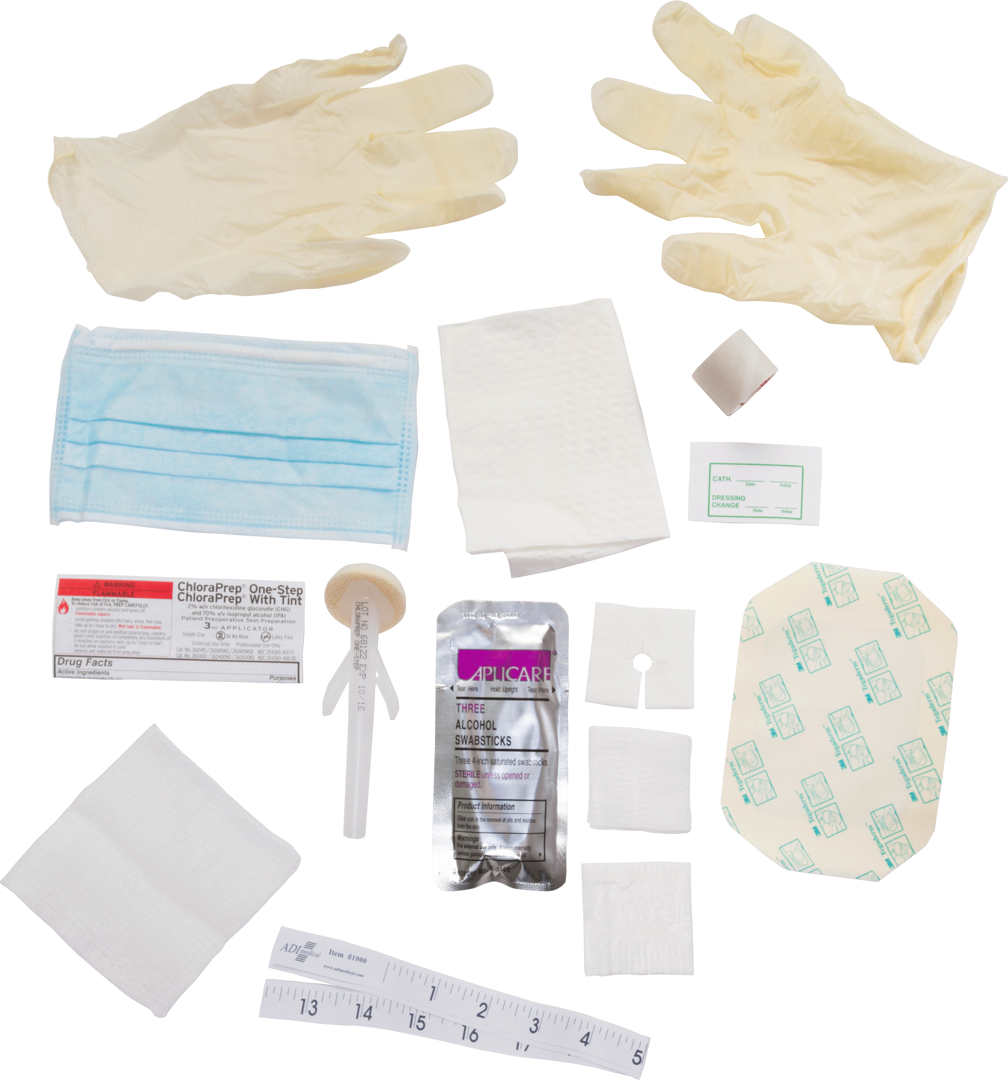 Central Line Dressing Change Kit with ChloraPrep