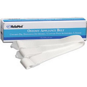"Cardinal Health Essentials Adjustable Ostomy Belt for ConvaTec Pouches with Plastic Buckle, 1"" Wid