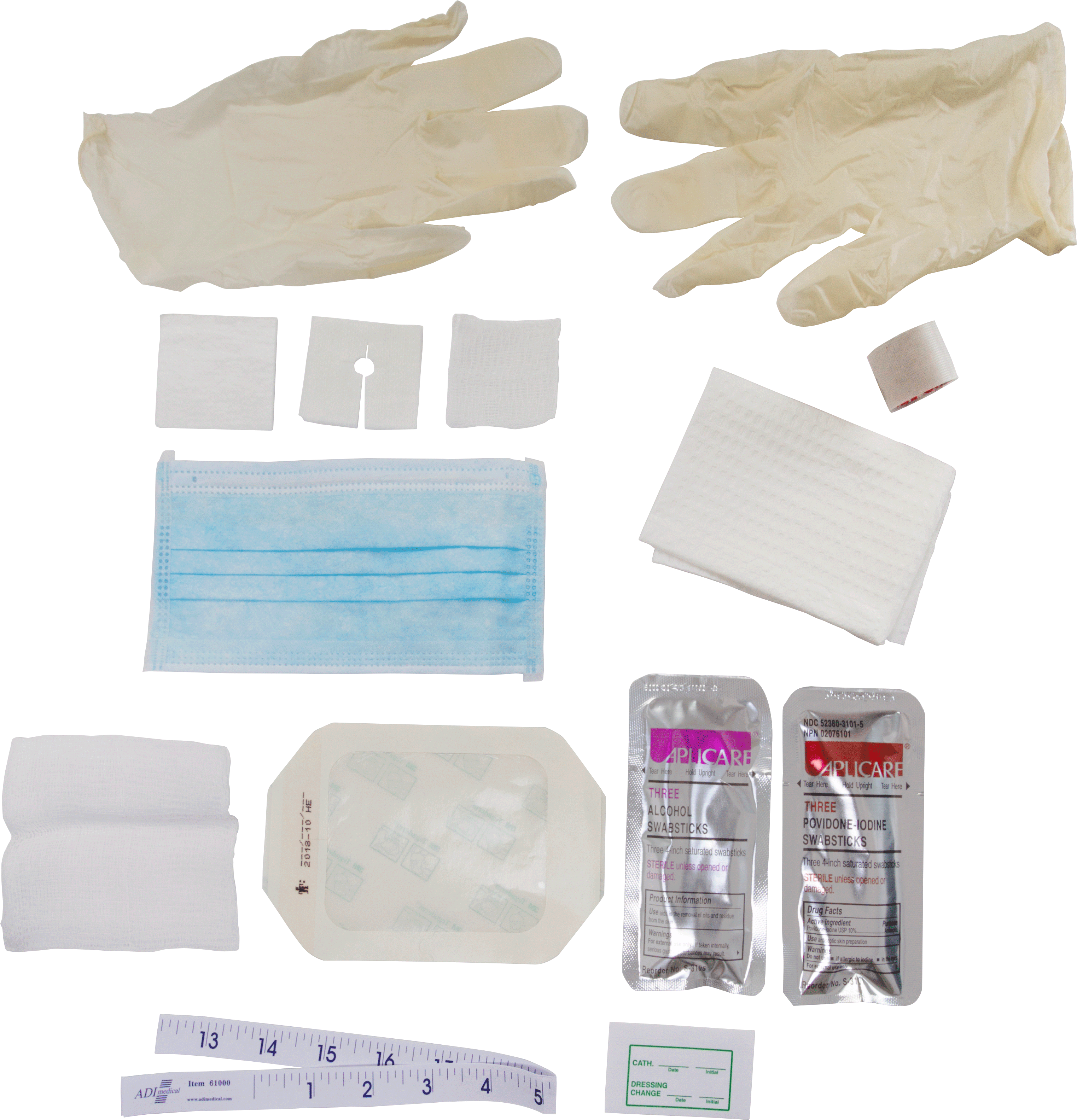 Central Line Dressing Change Kit with Tegaderm