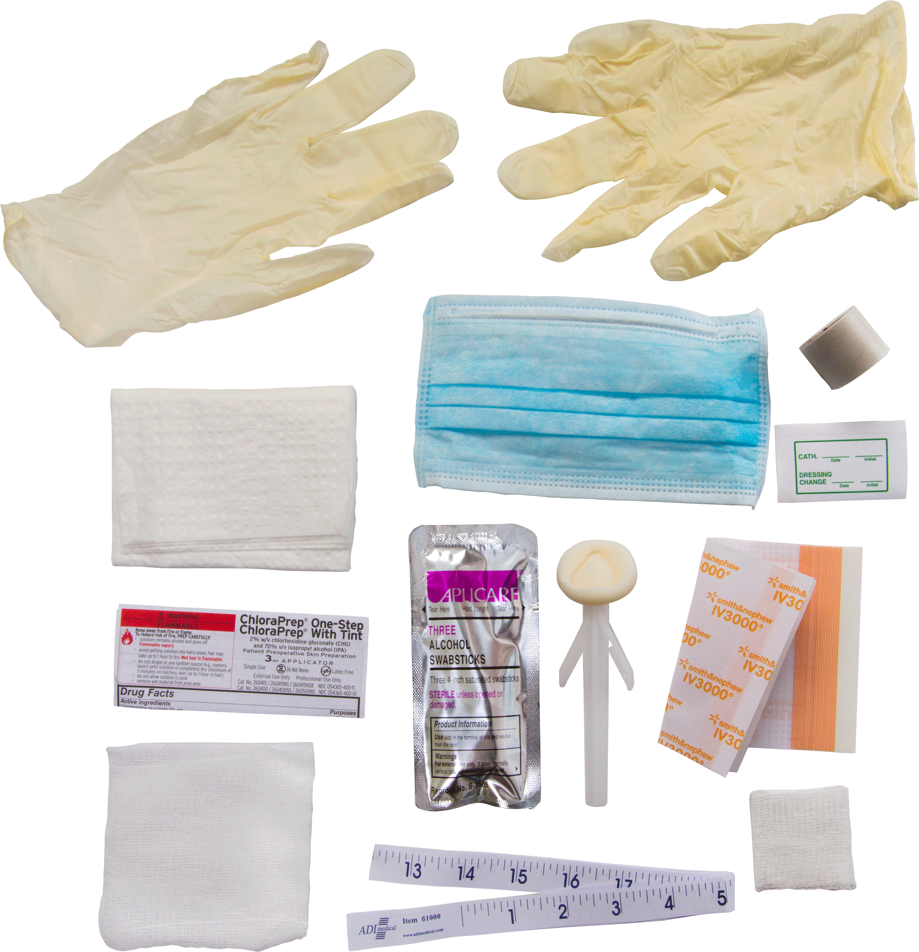 Central Line Dressing Change Kit with Opsite