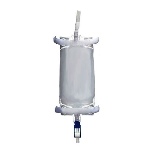 Cardinal 500 ml Leg Bag with Latex-Free Velcro Leg Straps and Flocked Backing