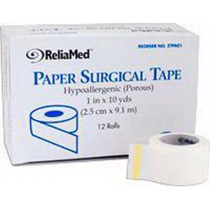 "ReliaMed Paper Surgical Tape 1"" x 10 yds."