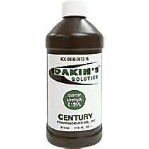 Dakin's Solution Quarter Strength 125% 16 oz. Bottle
