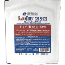 "RadiaCare Gel Sheet Dressing 4"" x 4"""