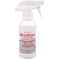 MicroKlenz Antimicrobial Wound Cleanser 8 oz. Spray Bottle