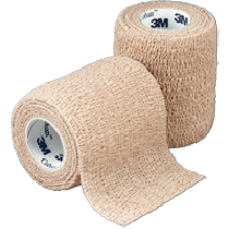 "Coban Sterile Self-Adherent Wrap 3"" x 5 yds., Tan"