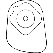 Contour I Opaque Closed Pouch 1-1/4"
