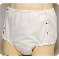 "CareFor 1-Piece Snap-on Brief with Waterproof Safety Pocket 38"" - 44"" Large"