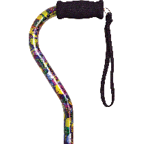 Offset Handle Cane, Butterfly