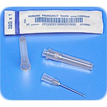Monoject Rigid Pack Hypodermic Needle with Polypropylene Hub 22G x 1-1/2" (100 count)