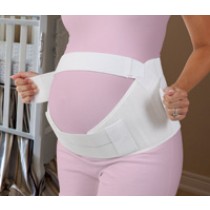 White, Sm/Md Maternity Ls Support w/o Insert