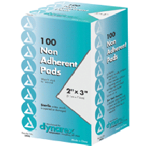 "Sterile Non-Adherent Pad 2"" x 3"""