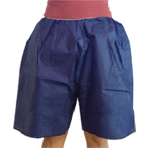 Disposable Uni-Size Shorts, Dark Blue