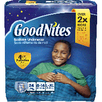 Goodnites Youth Pants for Boys Large/X-Large, Big Pack
