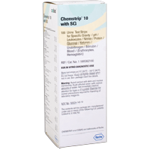 Chemstrip 10 SG Urine Reagent Test Strip (100 count)