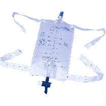 Urinary Leg Bag with Secure Glide Valve and Strap, Large 800 mL