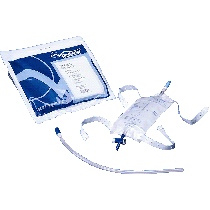 Urinary Leg Bag with Secure Glide Valve Kit, Large 800 mL