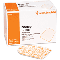 "Opsite IV3000 Catheter Dressing 4"" x 5-1/2"""