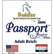Passport Premium Plus Brief with Superabsorbent Polymer Small up to 36"
