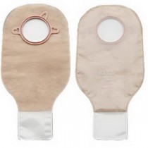 "New Image 2-Piece Drainable Pouch 4"", Clamp Closure, Ultra Clear"
