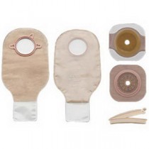 "New Image Two-piece Colostomy/Ileostomy Drainable Single-use Kit 2-1/4"", Clamp Closure"