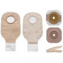 "New Image Two-piece Colostomy/Ileostomy Drainable Single-use Kit 3-1/2"", Clamp Closure"