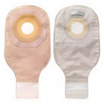 "Premier 1-Piece Drainable Pouch Precut 1-3/8"", Lock N Roll, Transparent"