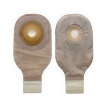 "Premier Convex Flex Tend 1-Piece Drainable Pouch With Tape Border Precut 1-3/8"", Transparent"