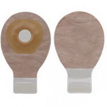 "Premier 1-Piece Drainable Pouch Precut 1-9/16"", Lock N Roll, Beige"