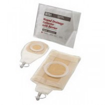 Wound Drainage Collector with Barrier, Small, Translucent