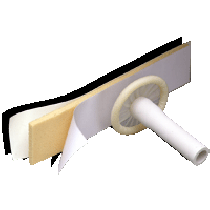 "Uro-Con Texas-Style Male External Catheter with 2"" Tube and Urofoam-2, Large 35 mm"
