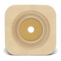 "Sur-Fit Natura Durahesive Cut-to-Fit Skin Barrier 4"" x 4"" without Tape, 1-1/4"" Flange"