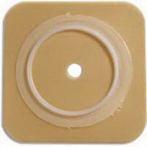 "Sur-Fit Natura Durahesive Cut-to-Fit Skin Barrier 4"" x 4"" without Tape, 1-1/2"" Flange"