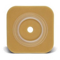 "Sur-Fit Natura Durahesive Cut-to-Fit Skin Barrier 4"" x 4"" without Tape, 2-1/4"" Flange"