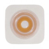 "Natura Moldable Durahesive Skin Barrier Accordion Flange with Hydrocolloid Flexible Collar, Opening