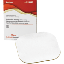 "Restore Hydrocolloid Dressing with Foam Backing 8"" x 8"""