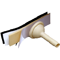 Uro-Cath Molded-Latex Style Male External Catheter with Urofoam-2, X-Large 40 mm