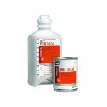 Vital Ready to Hang 1.0 Cal with Safety Screw Connector, 1,000 mL, Institutional