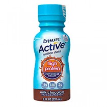 Ensure Active High Protein for Muscle Health Chocolate, 8 oz. Bottle, Retail