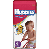 HUGGIES Snug & Dry Mainline Diaper, Size 4