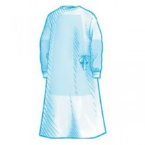 Fabric-Reinforced Sterile-Back Surgical Gown, Large, Disposable
